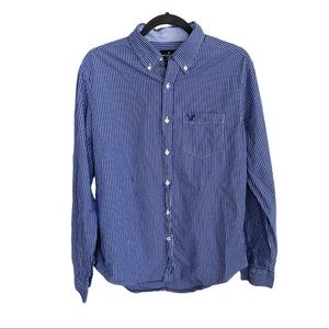 American Eagle | Striped Button-Up Shirt | Size: M